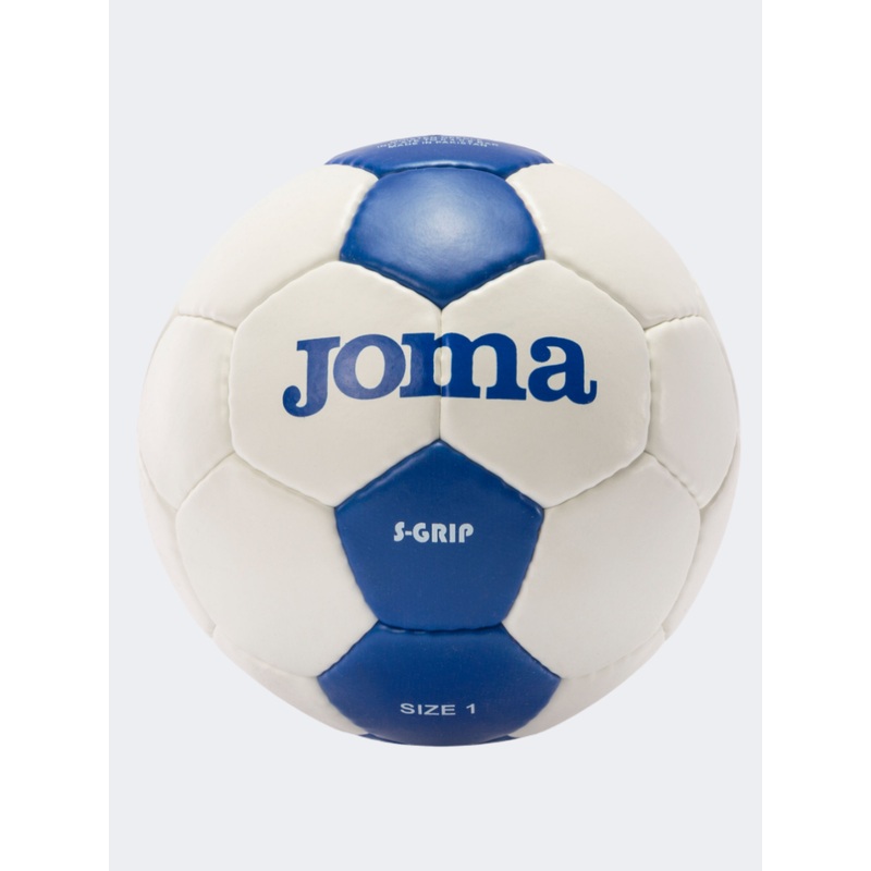 Joma S Grip Kids Handball Ball White/Royal Blue