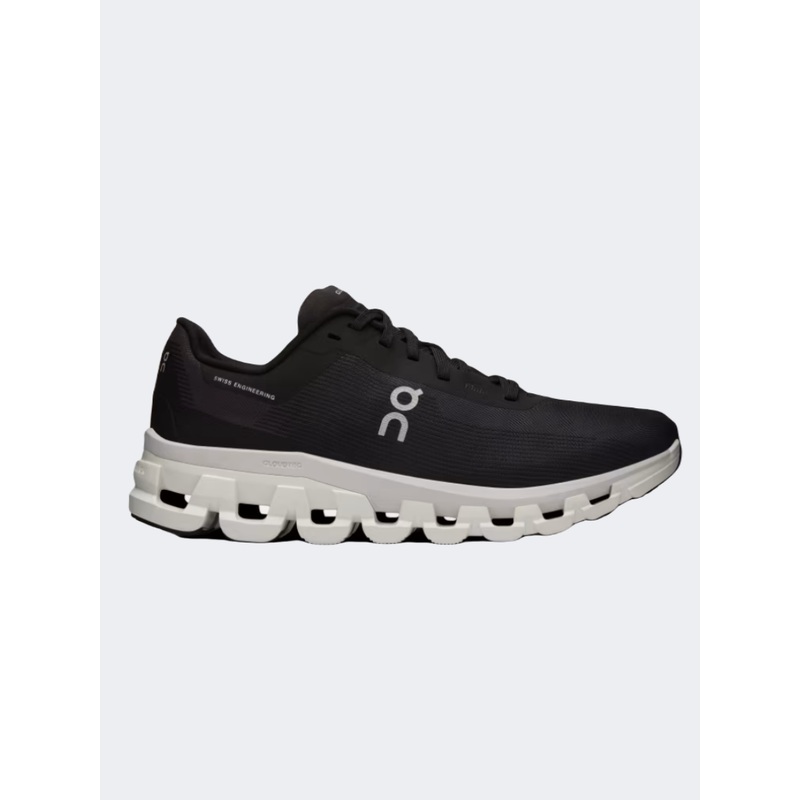 On Cloudflow 4 Women Running Shoes Black/White