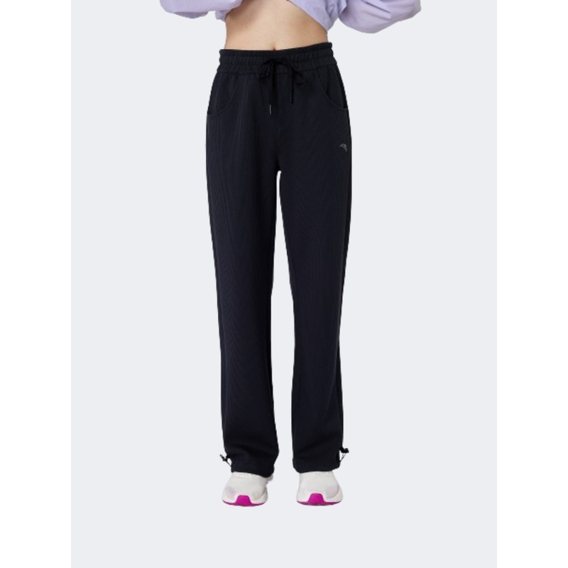 Anta Knit Women Training Pant Black