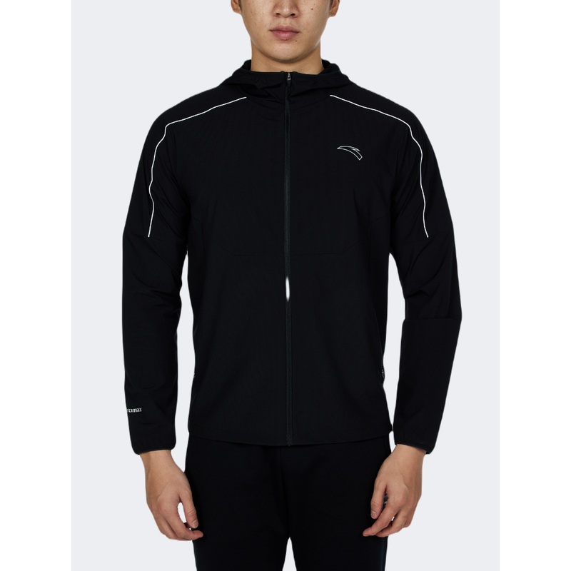 Anta Woven Men Running Jacket Black