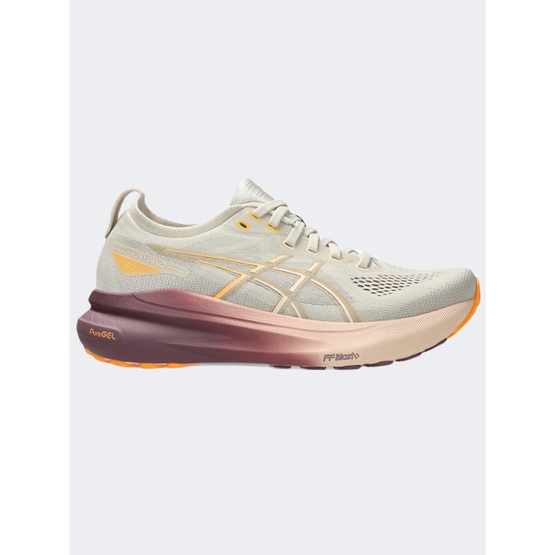 Asics Gel Kayano 31 Women Running Shoes Oatmeal/Pearl Pink