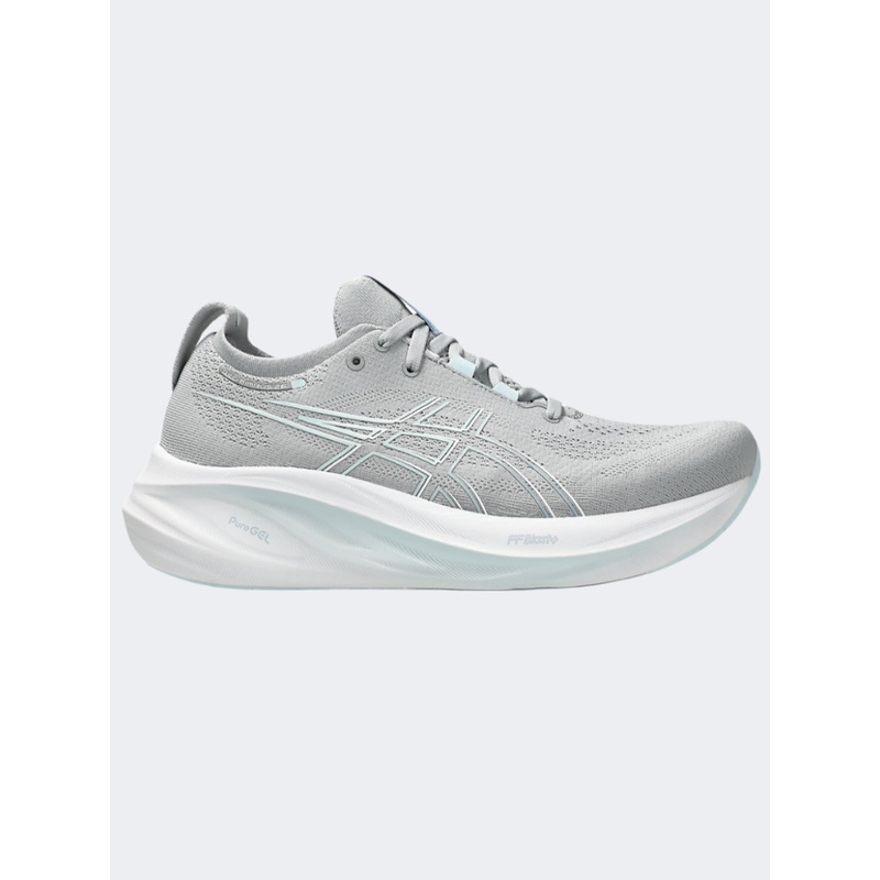 Asics Gel Nimbus 26 Women Running Shoes Grey/Grey Blue