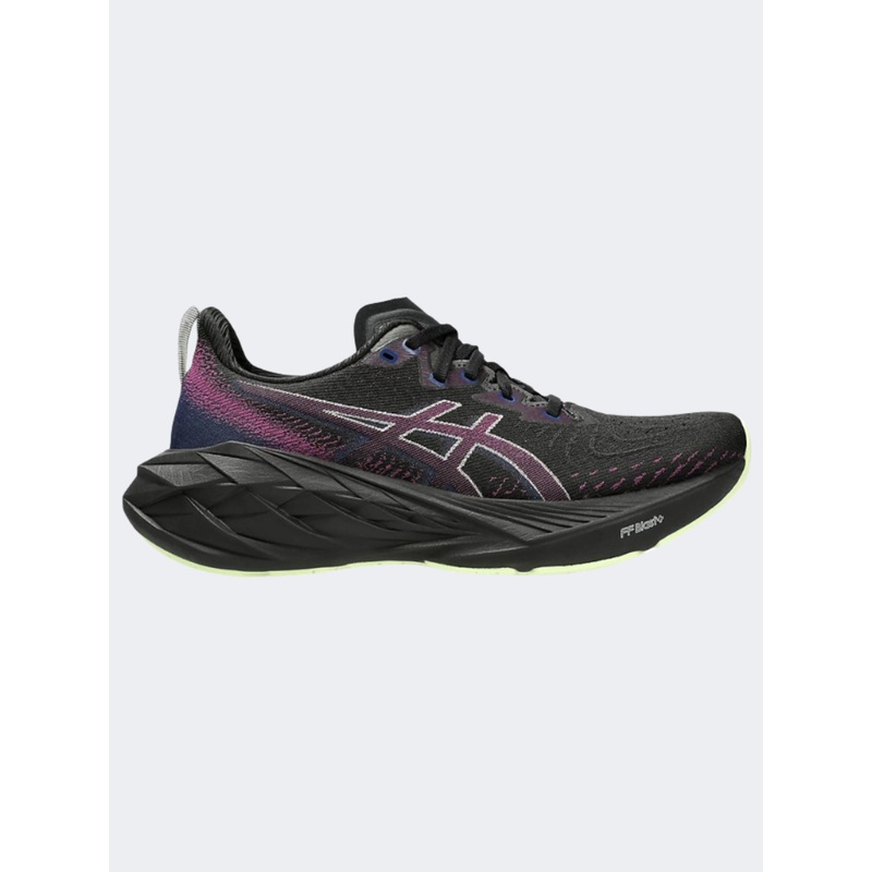 Asics Novablast 4 Women Running Shoes Black/Blue Expanse