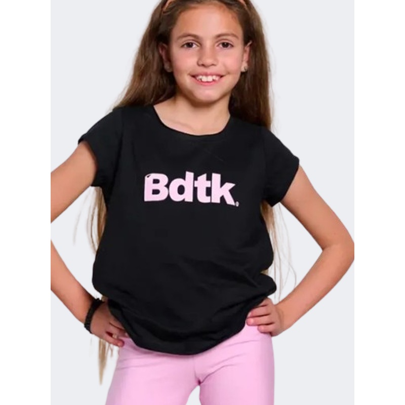 Bodytalk Girls Lifestyle T-Shirt Black/Pink