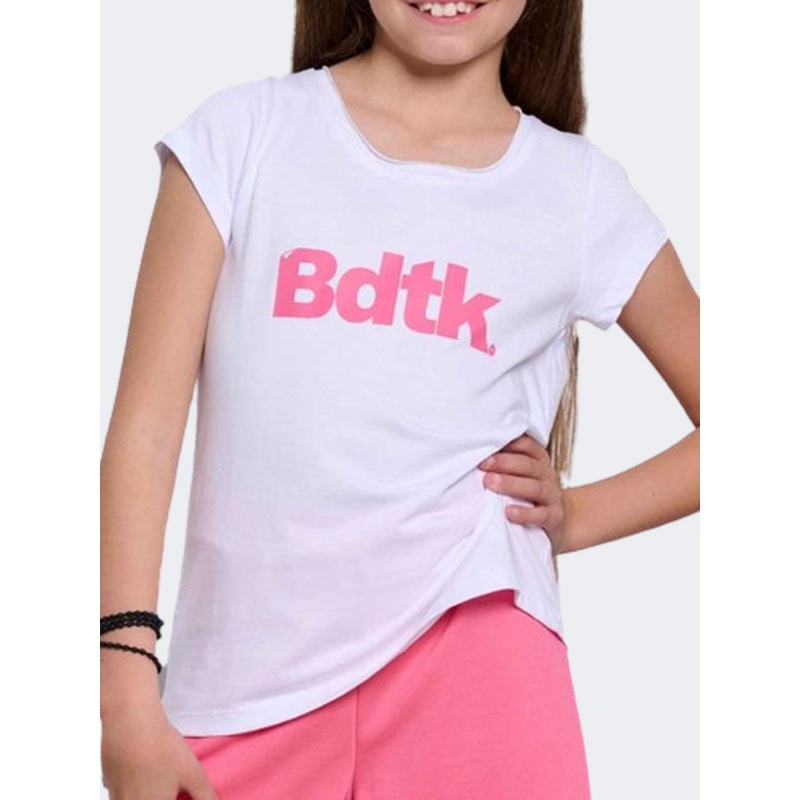 Bodytalk Girls Lifestyle T-Shirt White/Pink