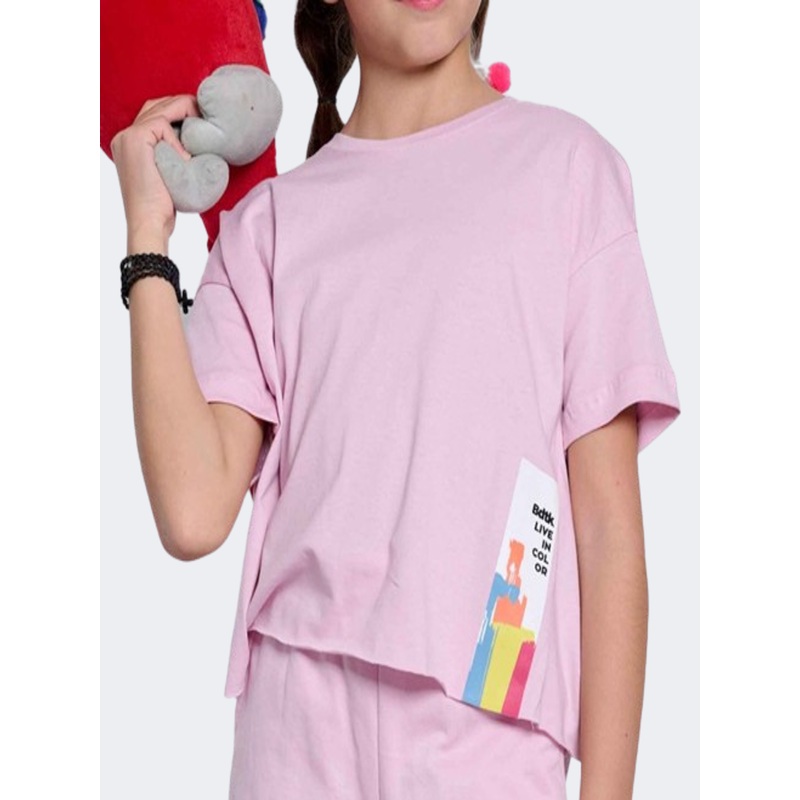 Bodytalk Liveincolor Girls Lifestyle T-Shirt Pink