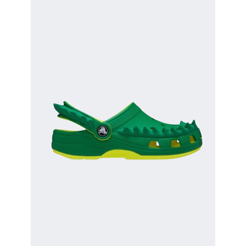 Crocs Classic Spikes Clog Kids Lifestyle Slippers Acidity/Green
