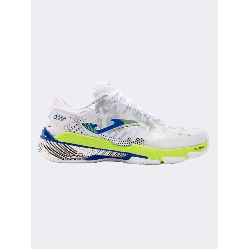 Joma Slam 2402C Men Padel Shoes White/Yellow
