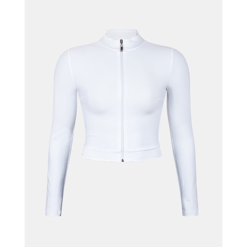 Oil And Gaz Bbl Women Lifestyle Jacket White