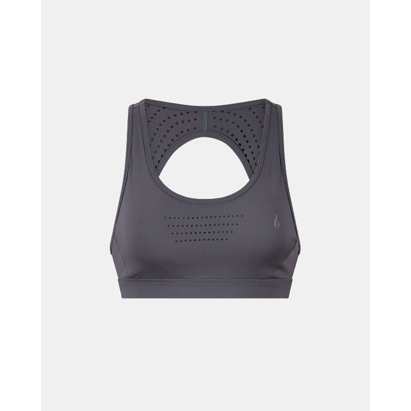 Oil And Gaz Comfy Women Training Bra Grey