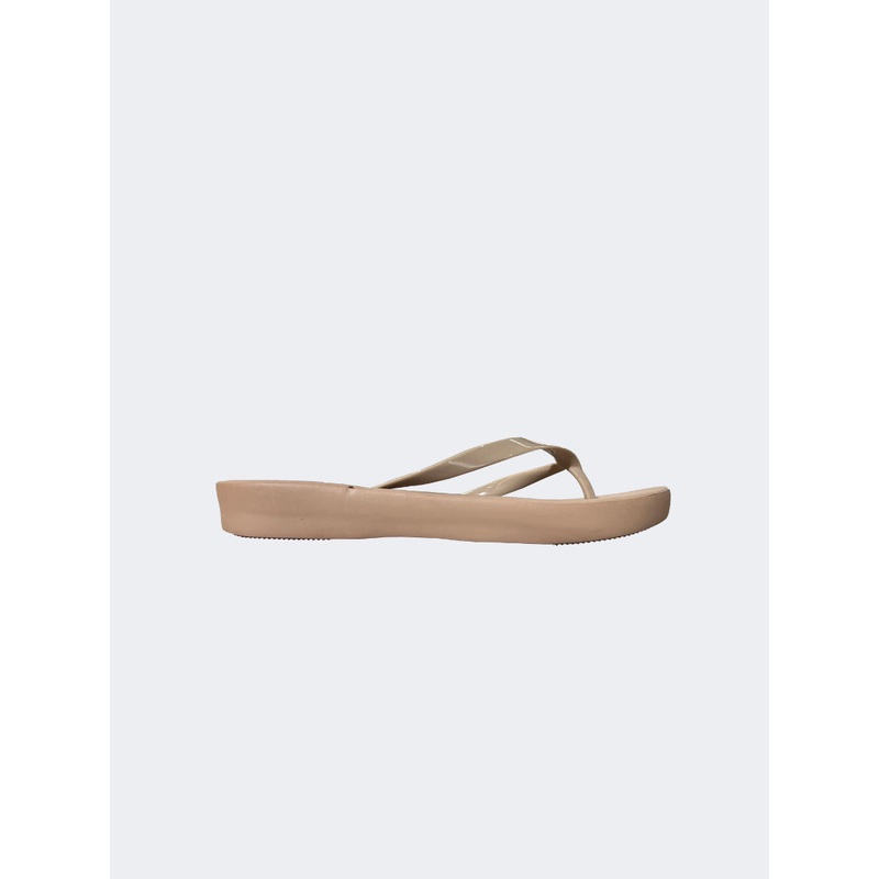 Oil And Gaz Flamingo Women Beach Slippers Beige