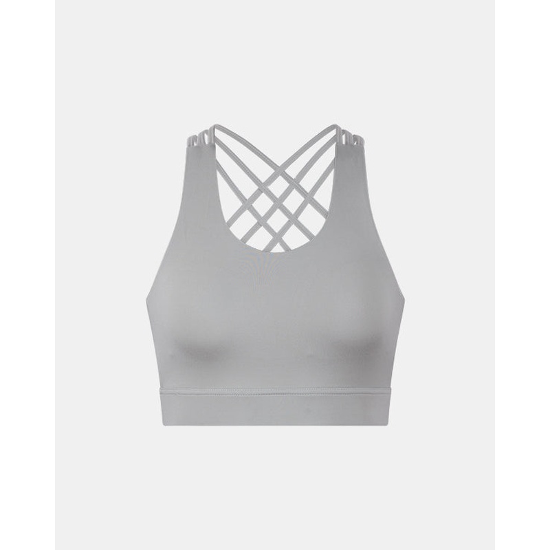 Top Ten Comfy Fitness Medium Support Bra Grey