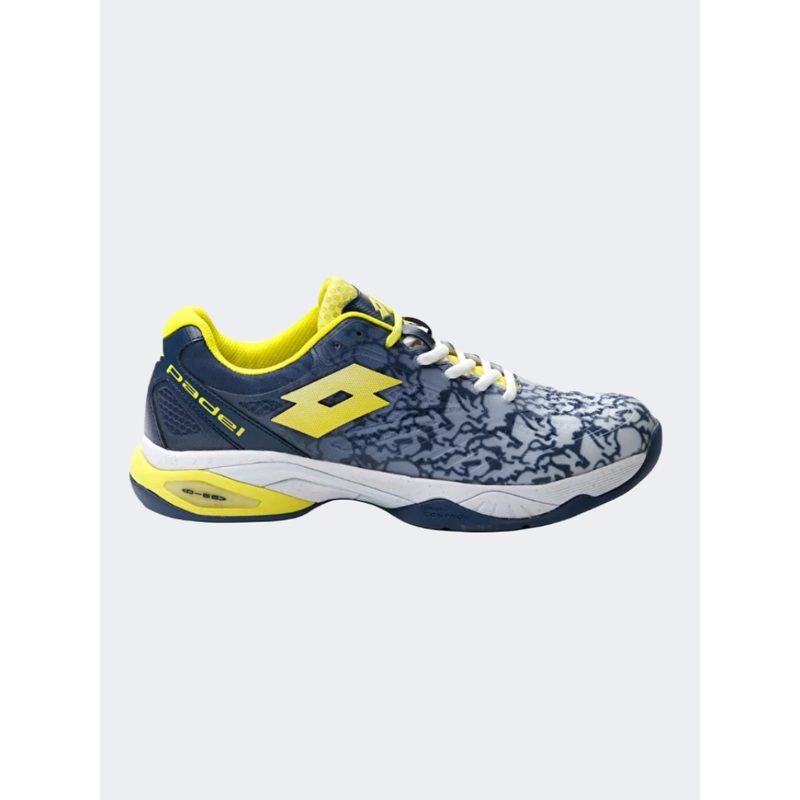 Lotto Superrapida 200 Iii Men Padel Shoes White/Yellow/Denim