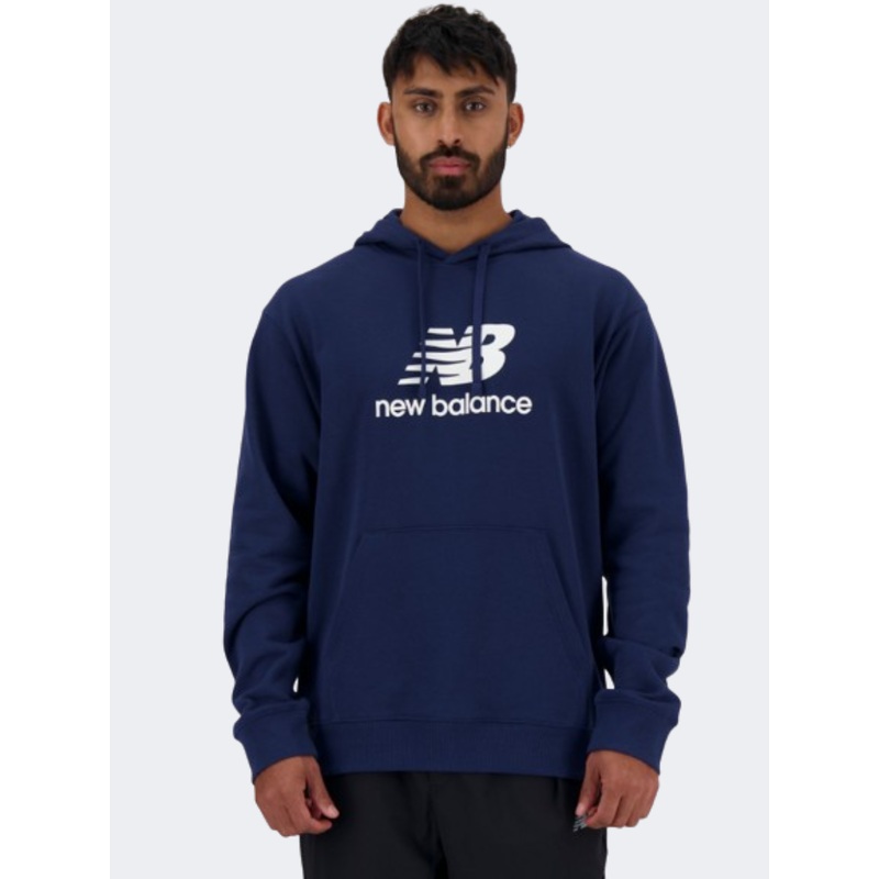 New Balance Sport Essentials Logo Men Lifestyle Hoody Navy