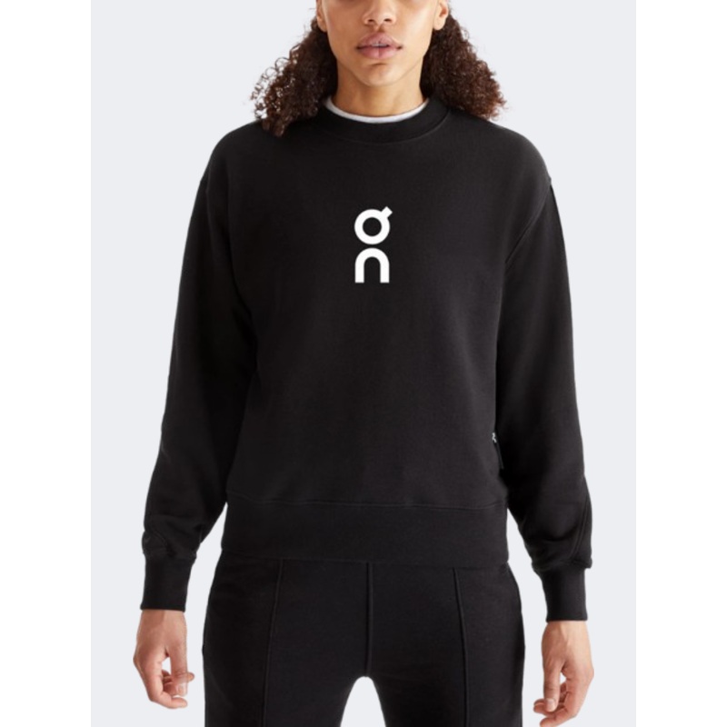 On Club Women Lifestyle Sweatshirt Black