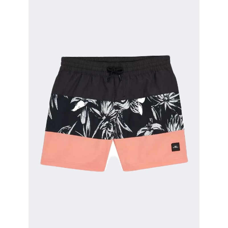 Oneill Caliblock Boys Beach Swim Short Blac/White