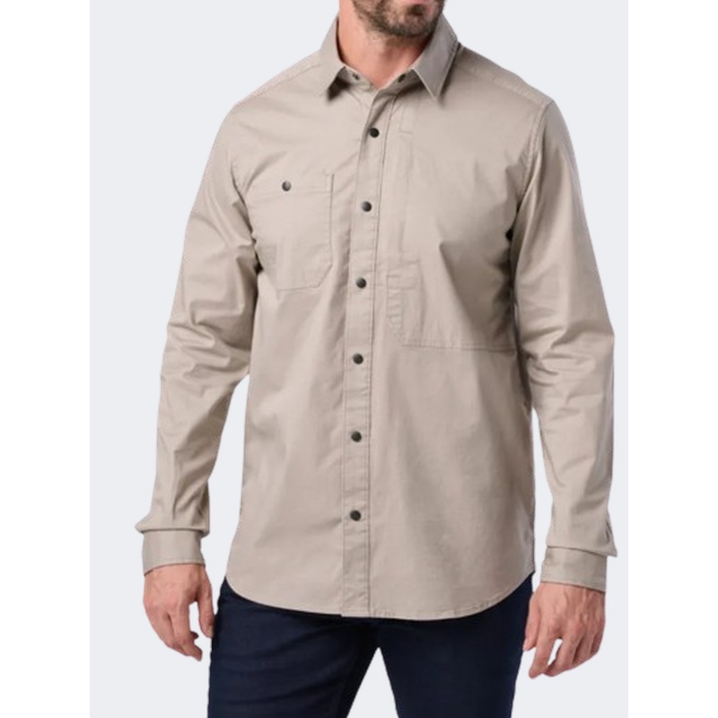 5-11 Jackson Men Tactical Shirt Badlands Tan