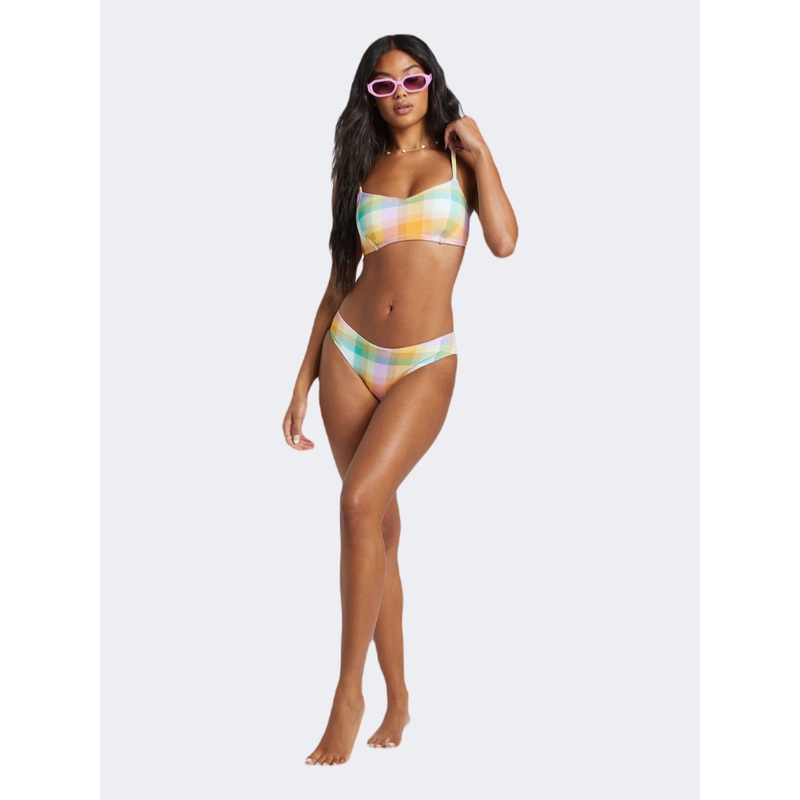 Billabong Warm Waves Lila Women Beach Bra Multicolor