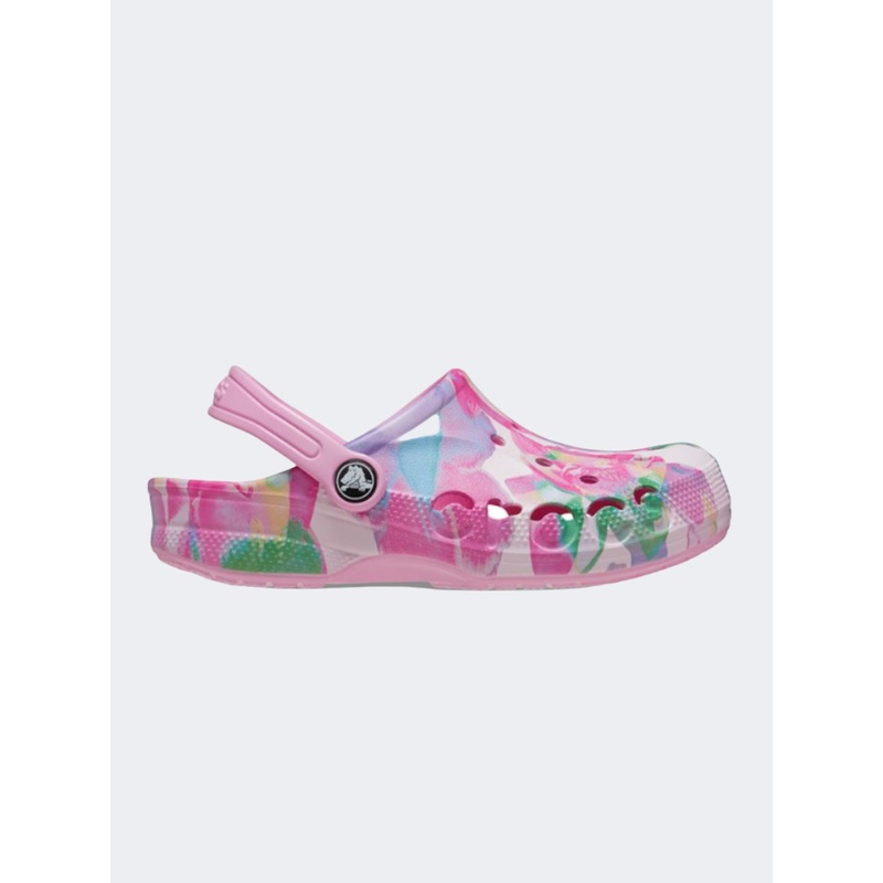 Crocs Baya Seasonal Printed Clog Infant Lifestyle Slippers Carnation