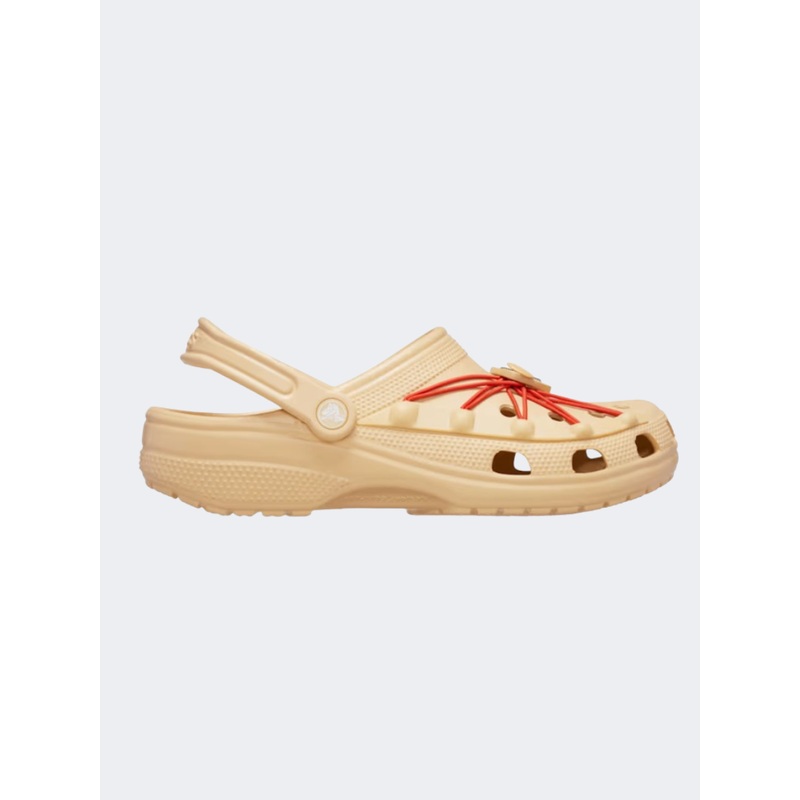 Crocs Classic Lockdown Clog Unisex Lifestyle Slippers Sesame/Multicolor