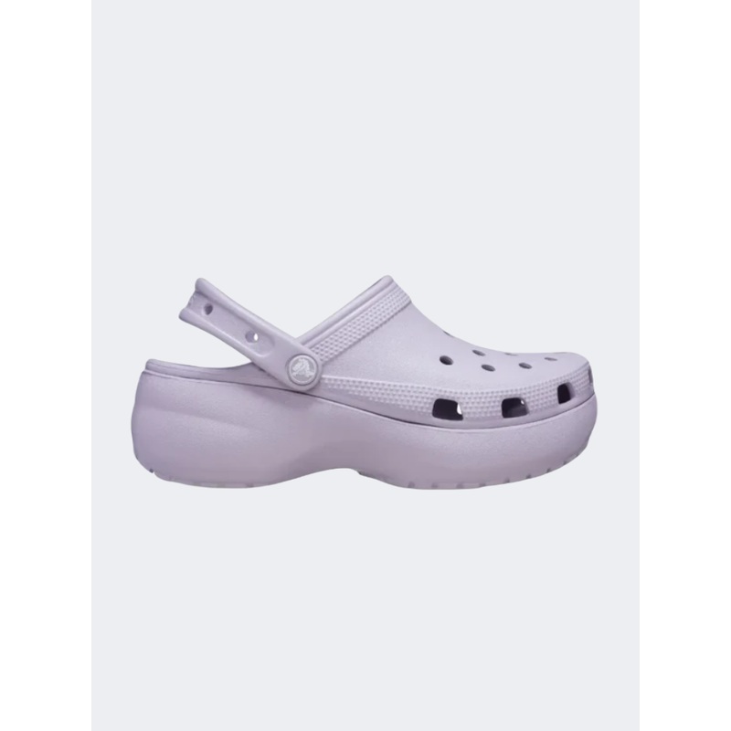 Crocs Classic Platform Clog Women Lifestyle Slippers Mauve Mist