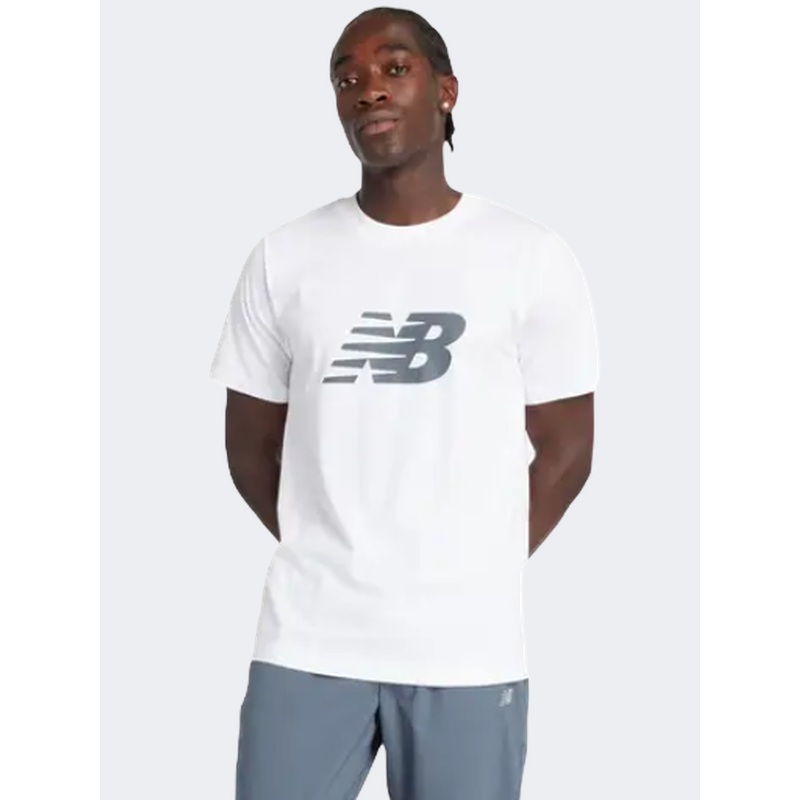 New Balance Graphic V Flying Men Lifestyle T-Shirt White