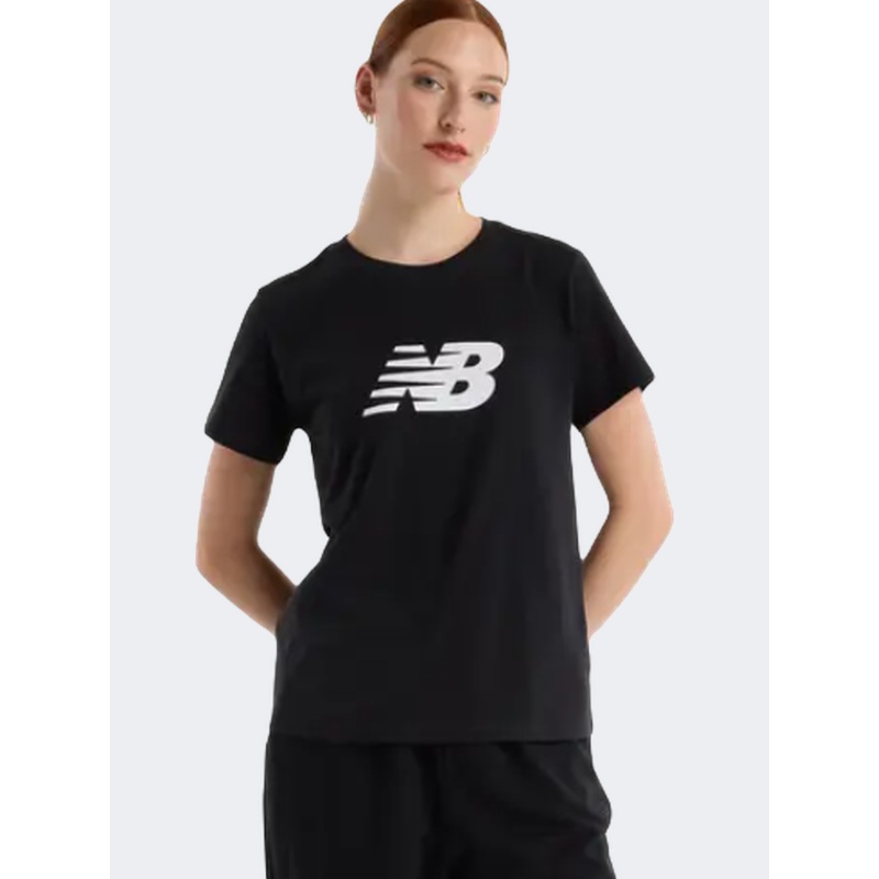 New Balance Jersey Graphic Women Lifestyle T-Shirt Black