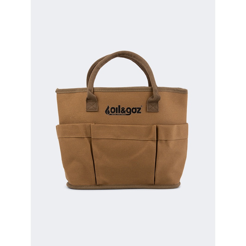 Oil And Gaz Stylish And Spacious Women Lifestyle Bag Khaki