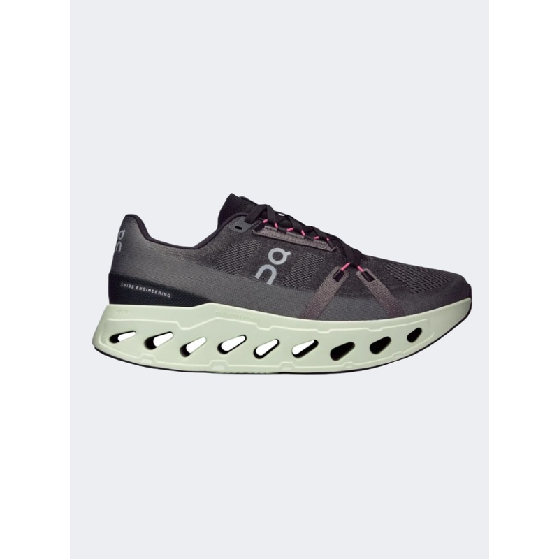 On Cloudeclipse 1 Women Running Shoes Rock/Lima