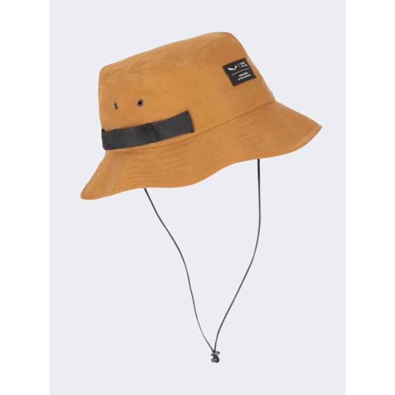 Salewa Puez Hemp Brimmed Unisex Hiking Hatgolden Brown