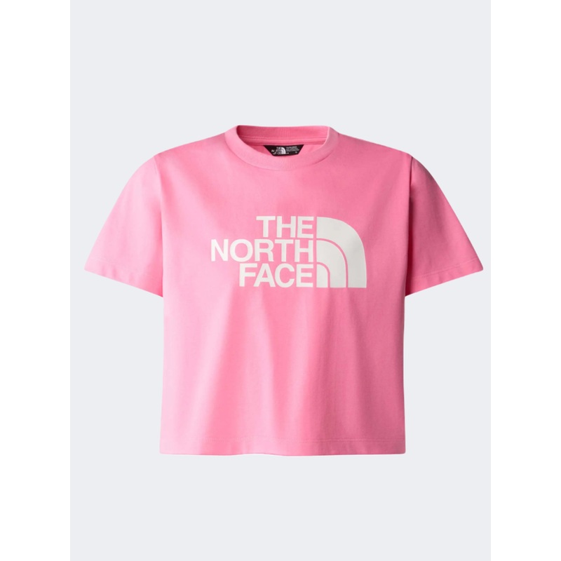 The North Face Crop Easy Girls Lifestyle T-Shirt Gamma Pink