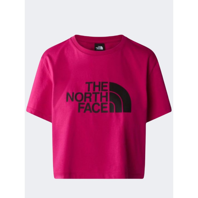 The North Face Cropped Easy Women Lifestyle T-Shirt Pink/Primrose