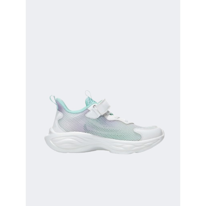 Erke Gs-Girls Running Shoes White/Bubble Green