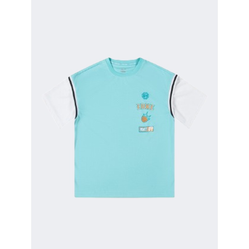 Erke Kids-Boys Training T-Shirt Sea Blue