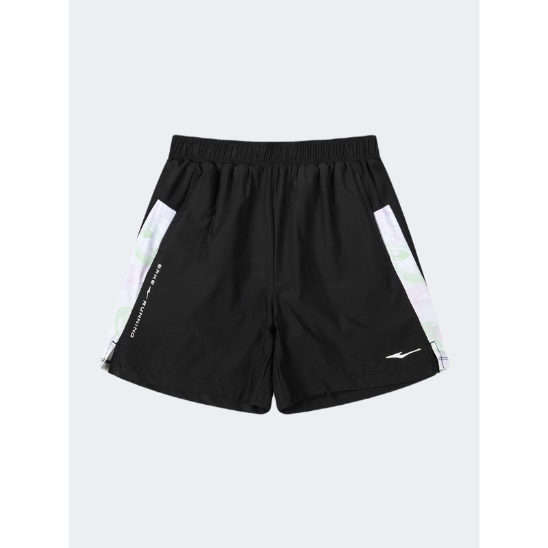 Erke Knitted Kids-Girls Training Short Black/White