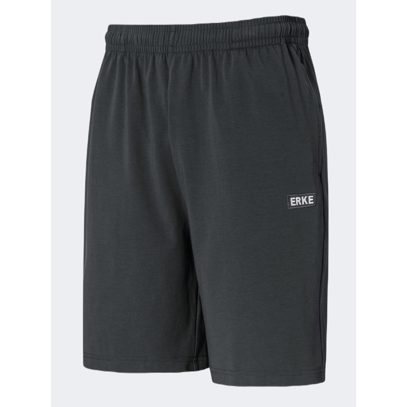 Erke Knitted Men Lifestyle Short Dark Grey