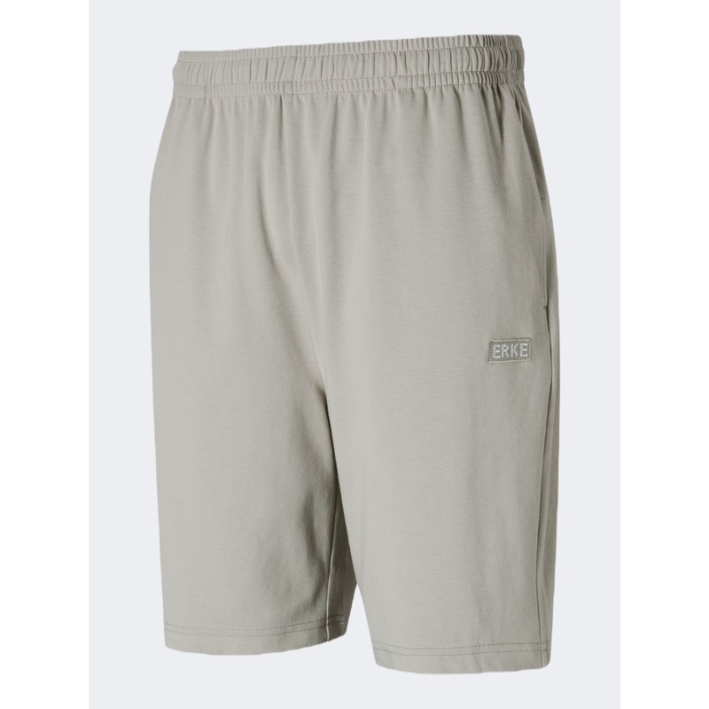 Erke Knitted Men Lifestyle Short Light Green