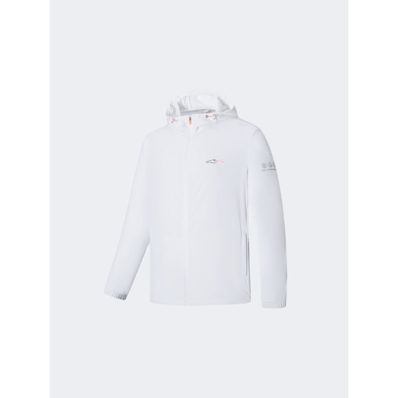 Erke Men Running Jacket White