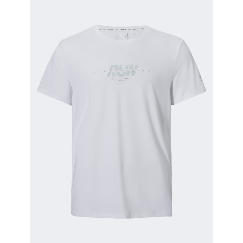 Erke Men Running T-Shirt White/Black