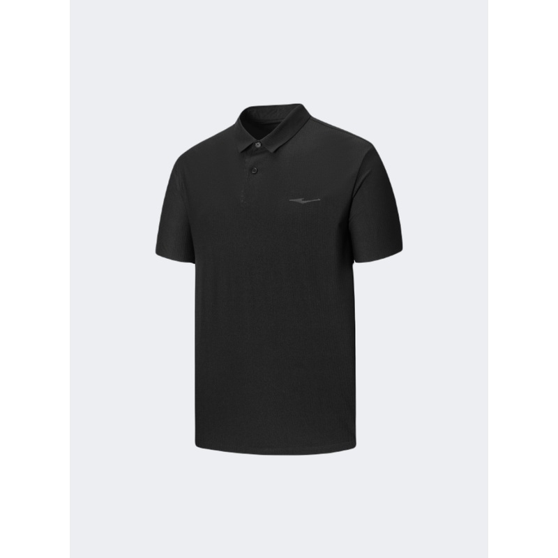 Erke Men Training Polo Short Sleeve Black