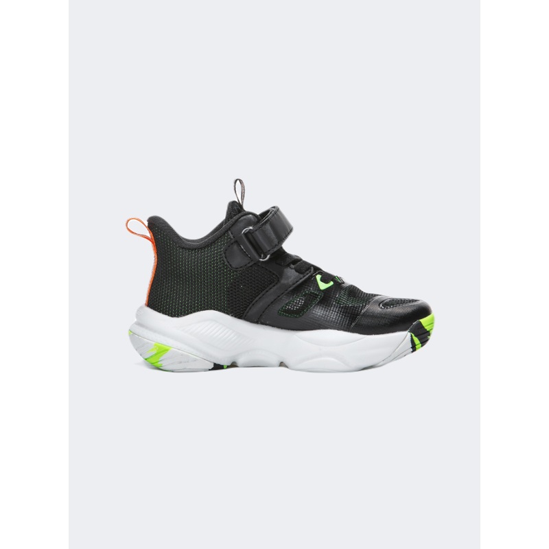 Erke Ps-Boys Basketball Shoes Black/Bright Green