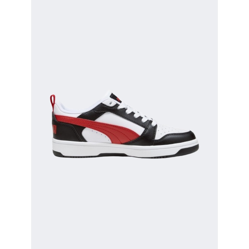 Puma Rebound V6 Gs-Boys Lifestyle Shoes White/Red/Black