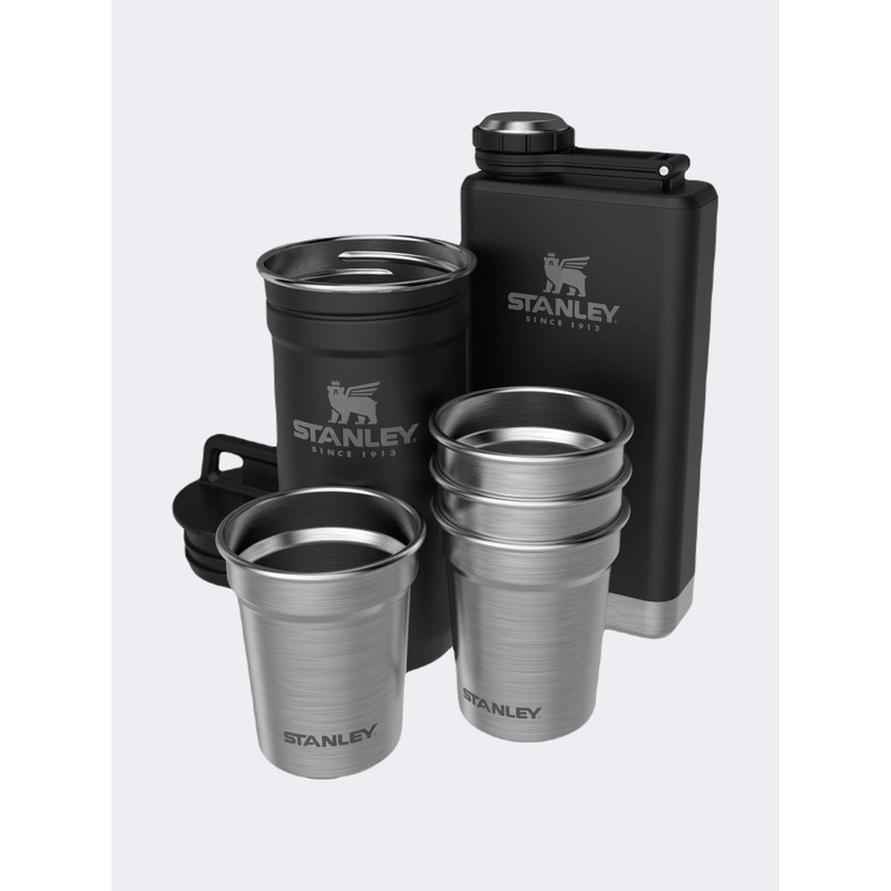 Stanley The Pre Party Flask Set Unisex Lifestyle Cup Black/Silver
