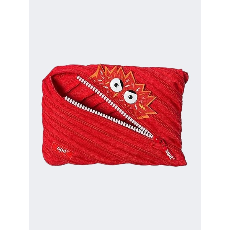 Zipit Talking Monstar Jumbo Pouch Back To School Pencil Case Volt Red