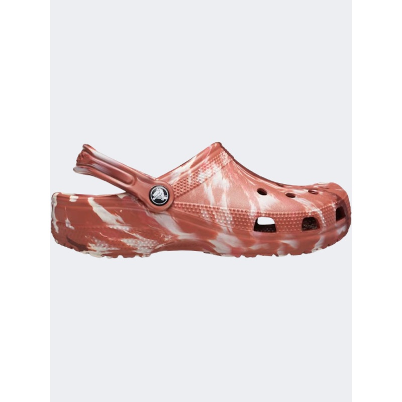 Crocs Classic Marbled Clog Unisex Lifestyle Slippers Dark Clay/Multi