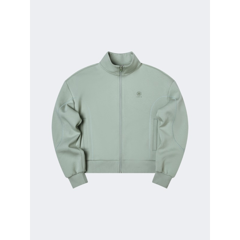 Erke Full Zip Women Training Jacket Light Jade Green