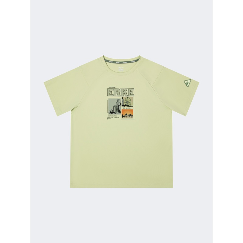 Erke Kids-Boys Lifestyle T-Shirt Jade Green
