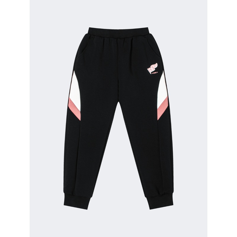 Erke Knitted Kids-Girls Lifestyle Pant Black