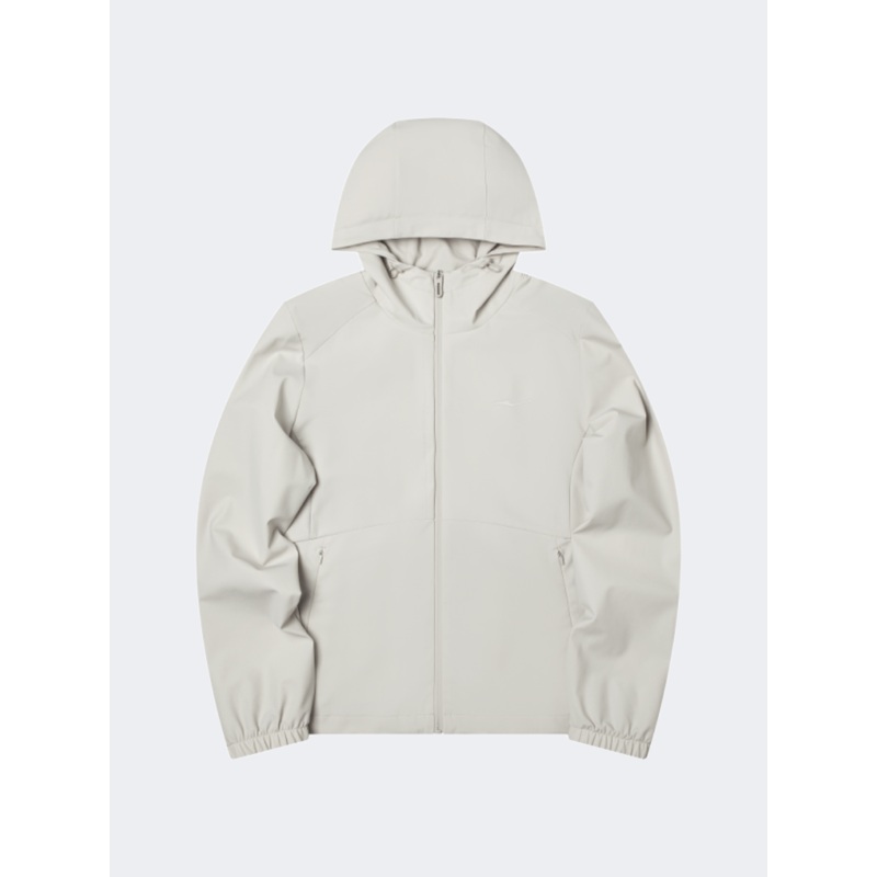 Erke Knitted Sports Women Training Jacket Light Blue Gray