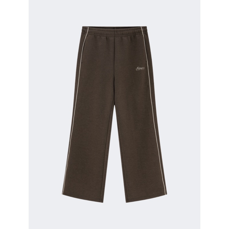 Erke Knitted Women Training Pant Caramel Brown